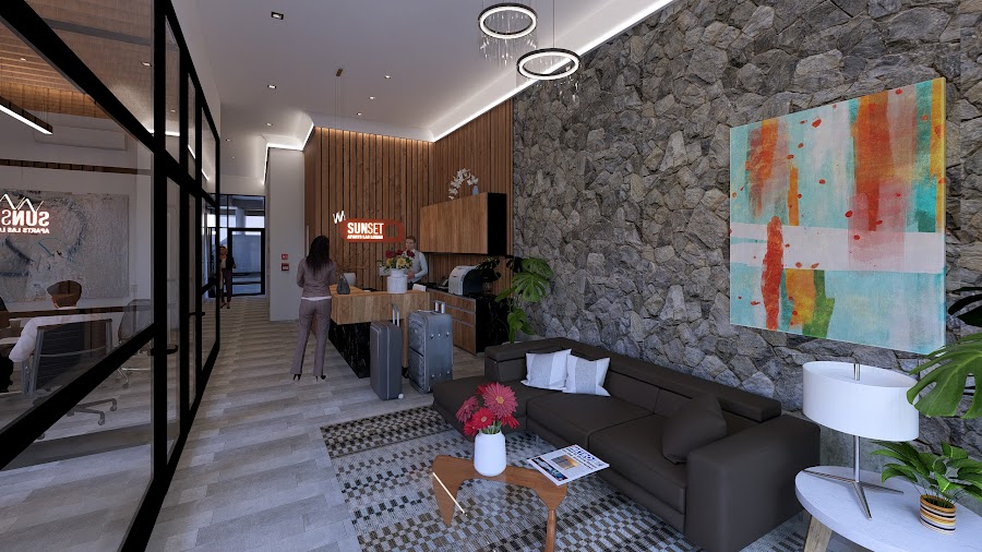 Lobby de acceso del edificio